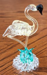 #7 - Hand Blown Flamingo