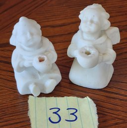 #33 - 2 Angel Candle Holders