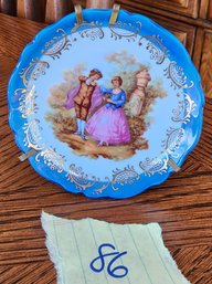 #86 Limoges Plate