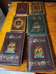 Books Covered With Leather Jackets- 1893 Life Of Longfellow,  Hells Angels