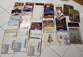 Large Collection Of Doll Collector Magazines