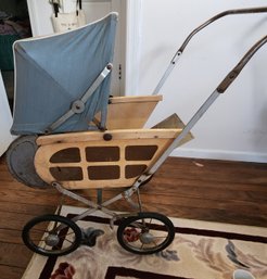 Gray Doll Carriage