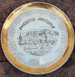 10' Superstition Mountain Souvenir Plate