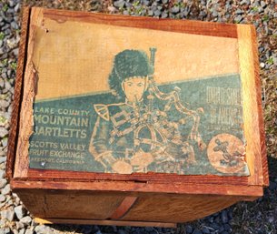 Lake County Mountain Bartletts Wood Crate