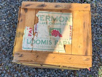 Loomis Farms Vermont Wood Crate - Last Minute Add On
