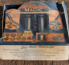 Ateco Magic 4 In 1 Cookie Press, Decorator,  Noodle Maker