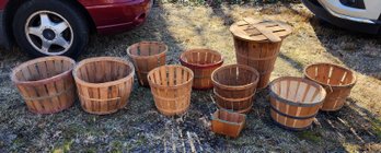 Lot Of Old Baskets