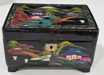 Asian Musical Jewelry Box- Works