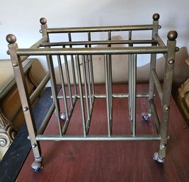 Brass Magazine Rack