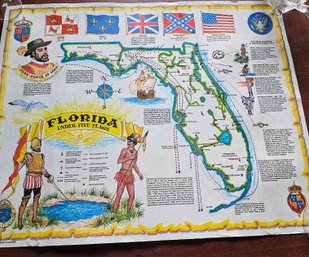 Florida Under Five Flags Poster