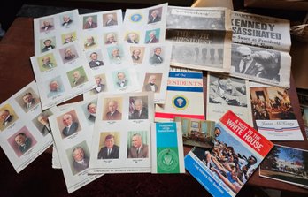 Presidential/ White House Pictures And Booklets