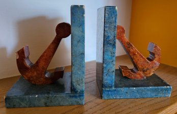 Marble Bookends