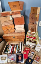 Cigar Boxes And Tubes