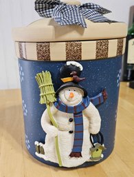 3D Snowman Cookie Jar