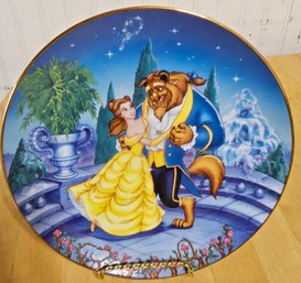 Beauty And The Beast Plate With Stand #2