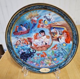 Little Mermaid Plate With Stand