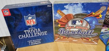 Full Count Baseball - Sealed & NFL Trivia Challenge