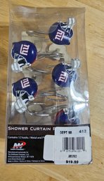 NFL Shower Curtain Rings - Giants