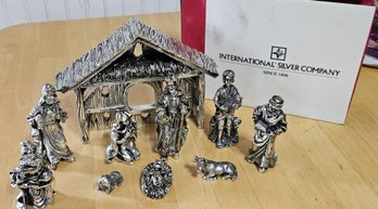 8 International Silver Company Nativity