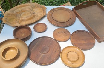 #39 - Wood Bowls And Serving Pieces