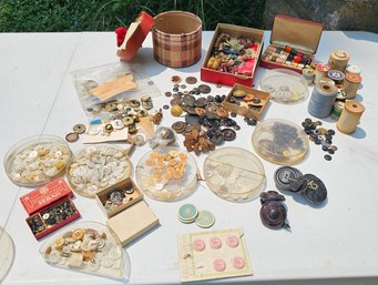 #69 - Large Lot Of Vintage Buttons