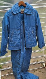 #206 - 1960s French Mossant Ski Suit - Size 40
