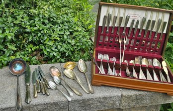 #229 - Flatware - Mixed Pieces - 1 Marked Sterling