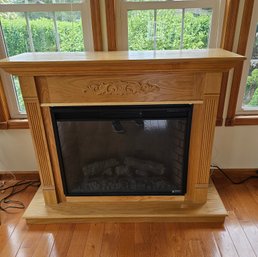 #22 - Twin Star Electric Fireplace - Works - Must Bring Help To Move