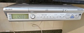 Under Counter Sony Mega Bass W/ CD Player - Works