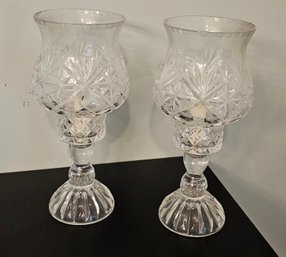 #68 - Crystal Candle Holders