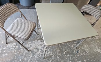 #142 - Card Table W/2 Chairs