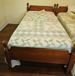 #312 - Twin Bed Solid Maple- Nathan Hale