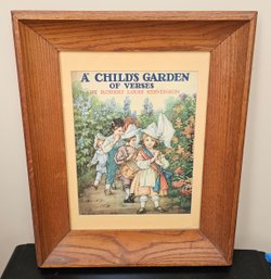#84 - 1929 Illustration- A Child's Garden Of Verses - 21 X 17