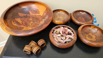 #76 - Wood Bowls & Napkin Rings