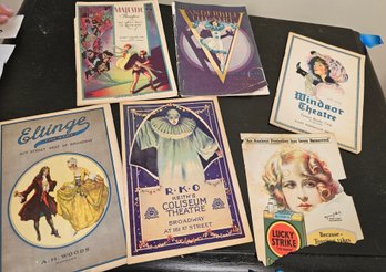 #93 - Early 1900s Theater Programs