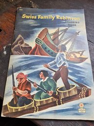 1946 Swiss Family Robinson Coloring Book - Last Minute Add On