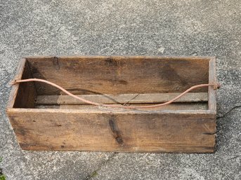 Vintage Box With Cord Handle - Last Minute Add On