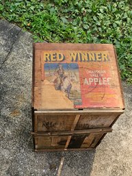 Red Winner Apple Crate- Last Minute Add On