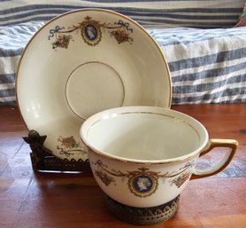 #16 - Homer Laughlin Cup, Saucer, Stand