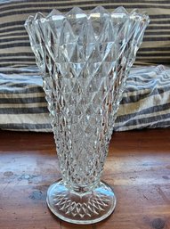 #59 - 8' Pressed Glass Vase