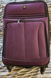 #109 - Purple Rolling Suitcase