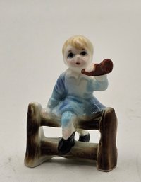 #Y - Little Boy Blue Bone China Storybook Figurine 2' Tall