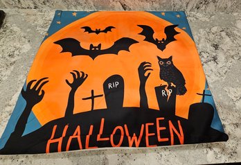#172 - Brand New 20' Square Zippered Halloween Pillow Cover - V