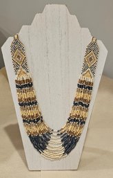 #185 - 26' Tribal Bead Necklace - V