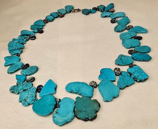 #186 - 32' Turquoise Necklace - V