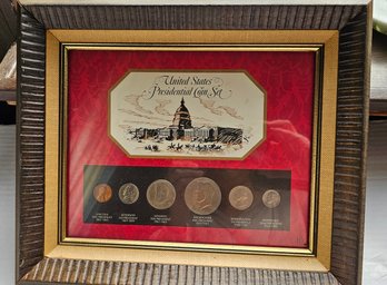 #71 - Framed US Presidential Coin Set