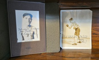#188 - Autographed Photos Of Cannonball Eddie Martin- Worlds Bantam Champion