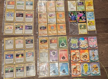 GG - 1999 Pokemon Cards 6 Sheets