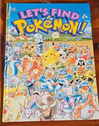 Lot C- 1999 Let's Find Pokemon Hard Cover