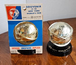#23 - 2 Souvenir Unispheres From 64 World's Fair